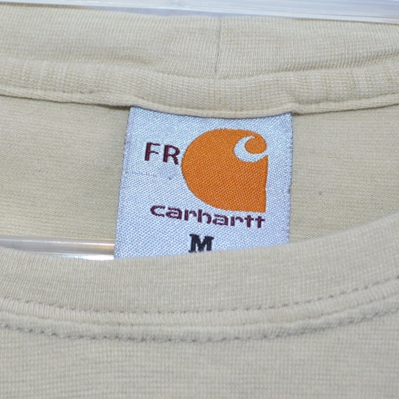 Carhartt FR Tan Mens Long Sleeve Shirt Medium - Picture 2 of 5